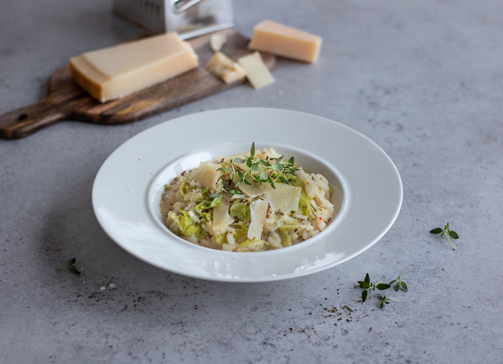 Risotto cu varză kale