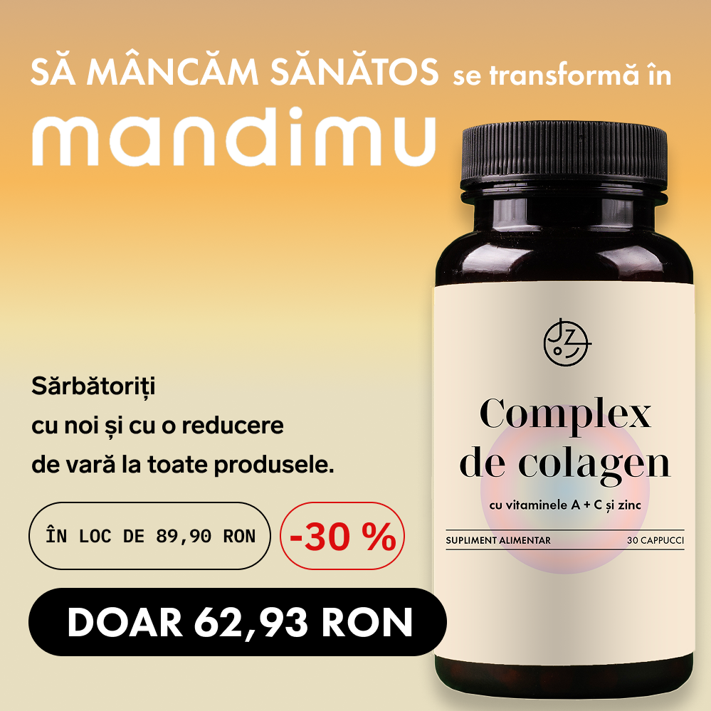 Complex de colagen cu vitaminele A + C și zinc (vegetarian)
