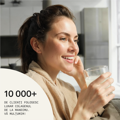 Colagen premium cu acid hialuronic și vitaminele C și E (aromă de mango)