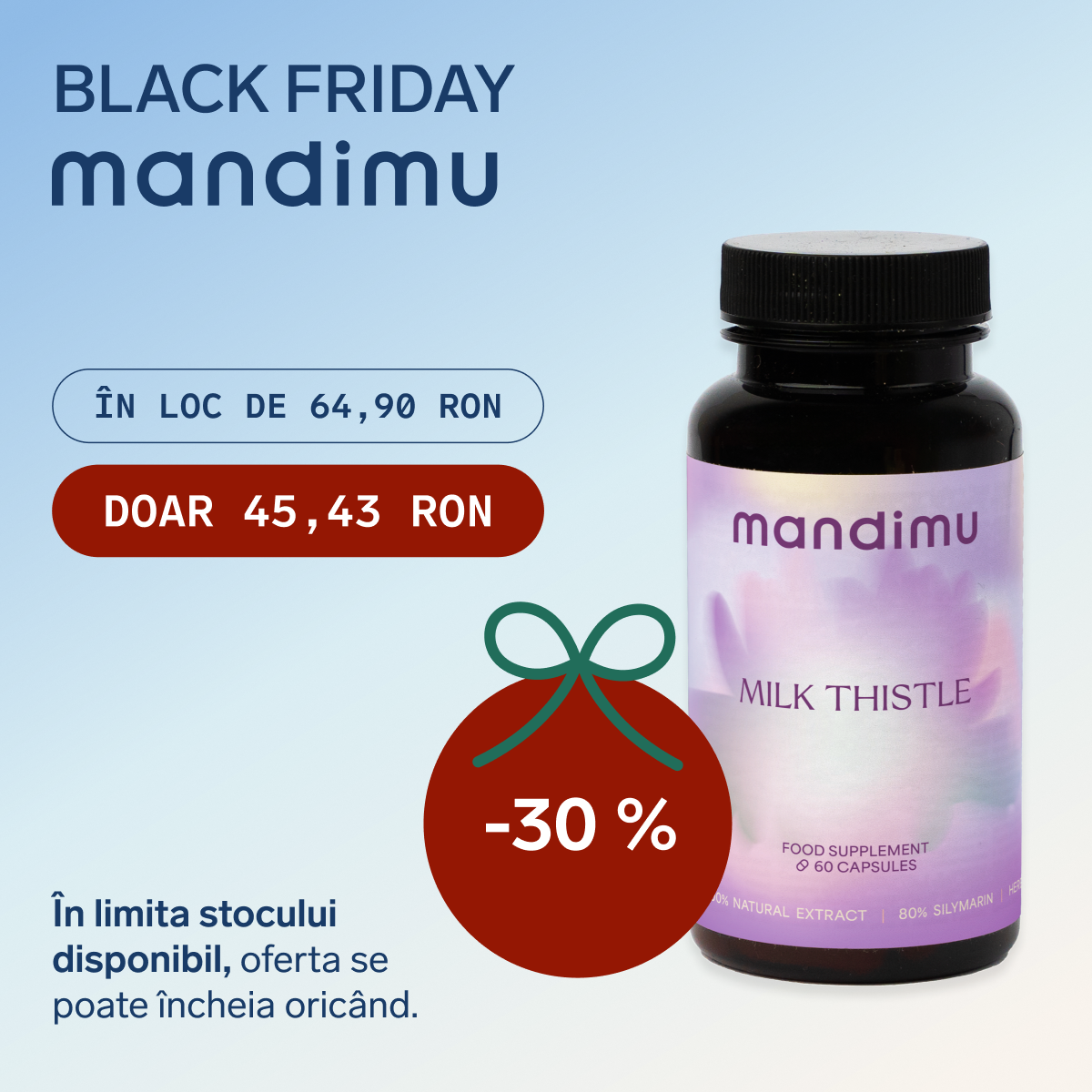 Black Friday – Silimarină – 45.43 RON