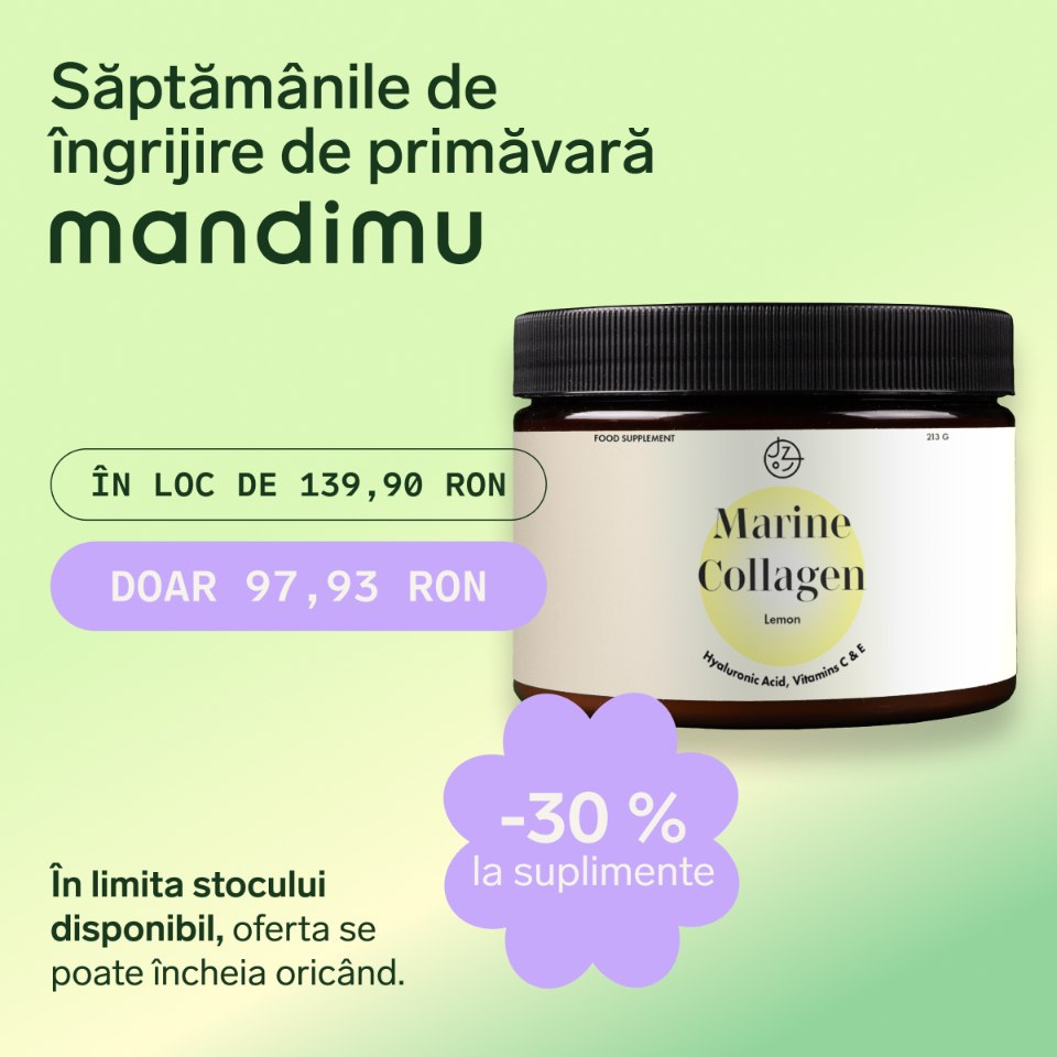 Colagen premium cu acid hialuronic și vitaminele C și E (aromă de lămâie)